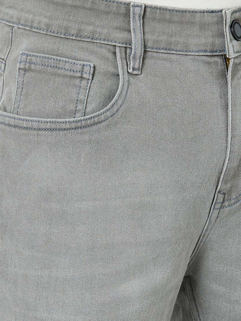 men plain mid rise full length tapered jeans - 22397958 -  Standard Image - 1