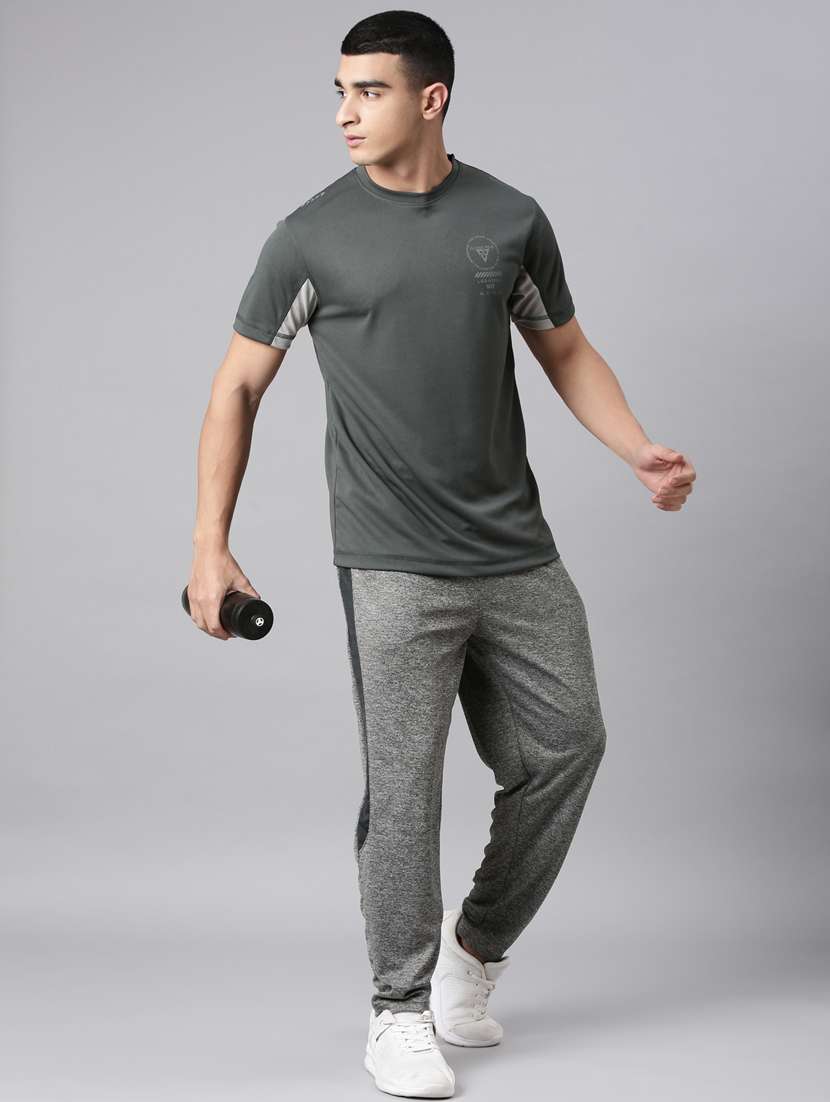men side taped mid rise full length track pant - 22398063 -  Standard Image - 4