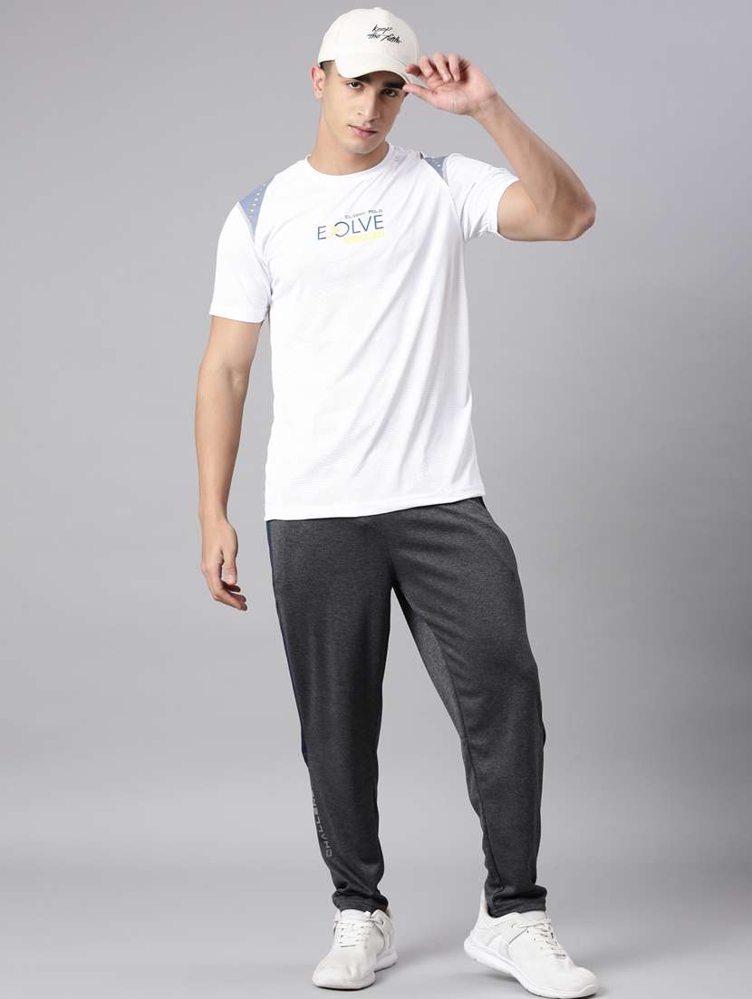 men side taped mid rise full length track pant - 22398064 -  Standard Image - 4