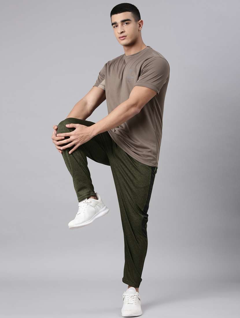 men side taped mid rise full length track pant - 22398065 -  Standard Image - 4