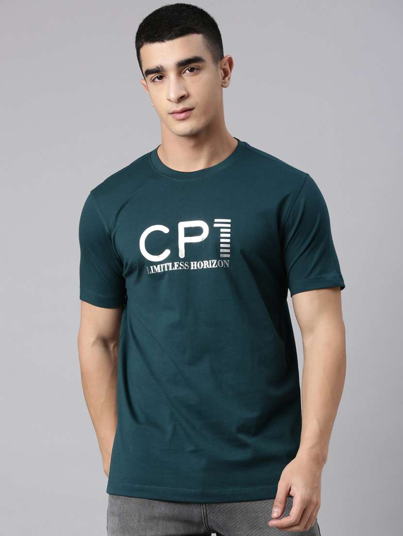 men typographic short sleeve regular fit t-shirt