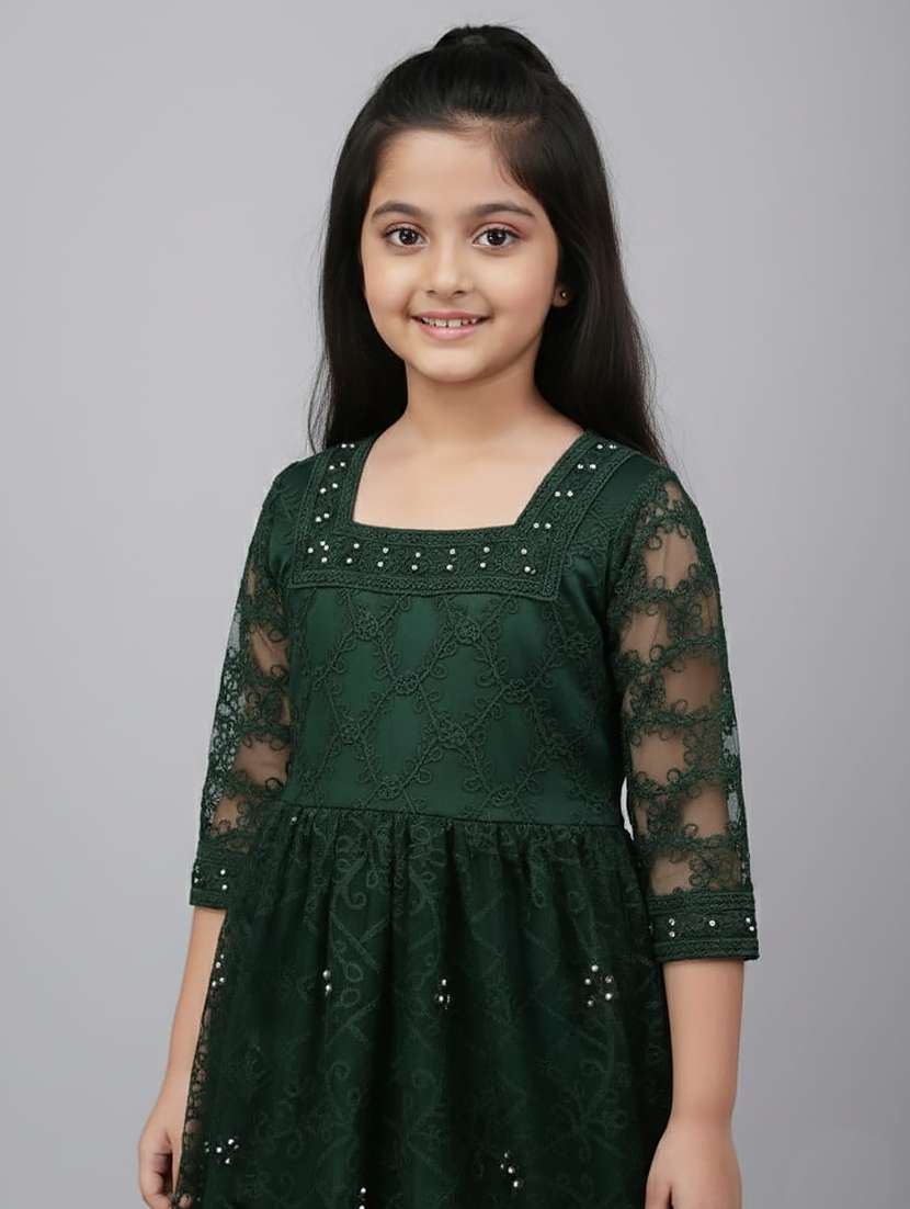  girl net party gown - 22398109 -  Standard Image - 1