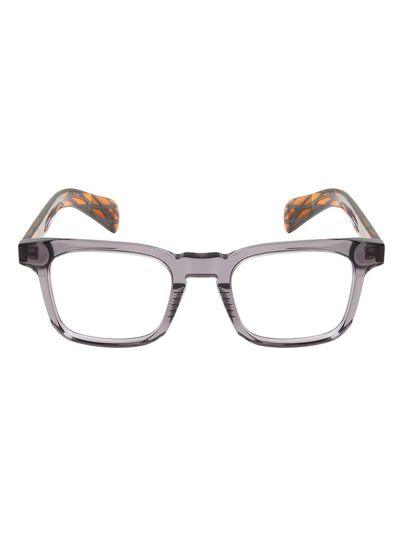 ted smith unisex grey full rim square frames - 22399011 -  Standard Image - 1
