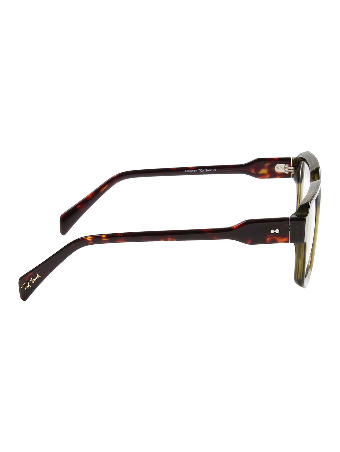 ted smith unisex full rim square spectacles frames - 22399017 -  Standard Image - 4