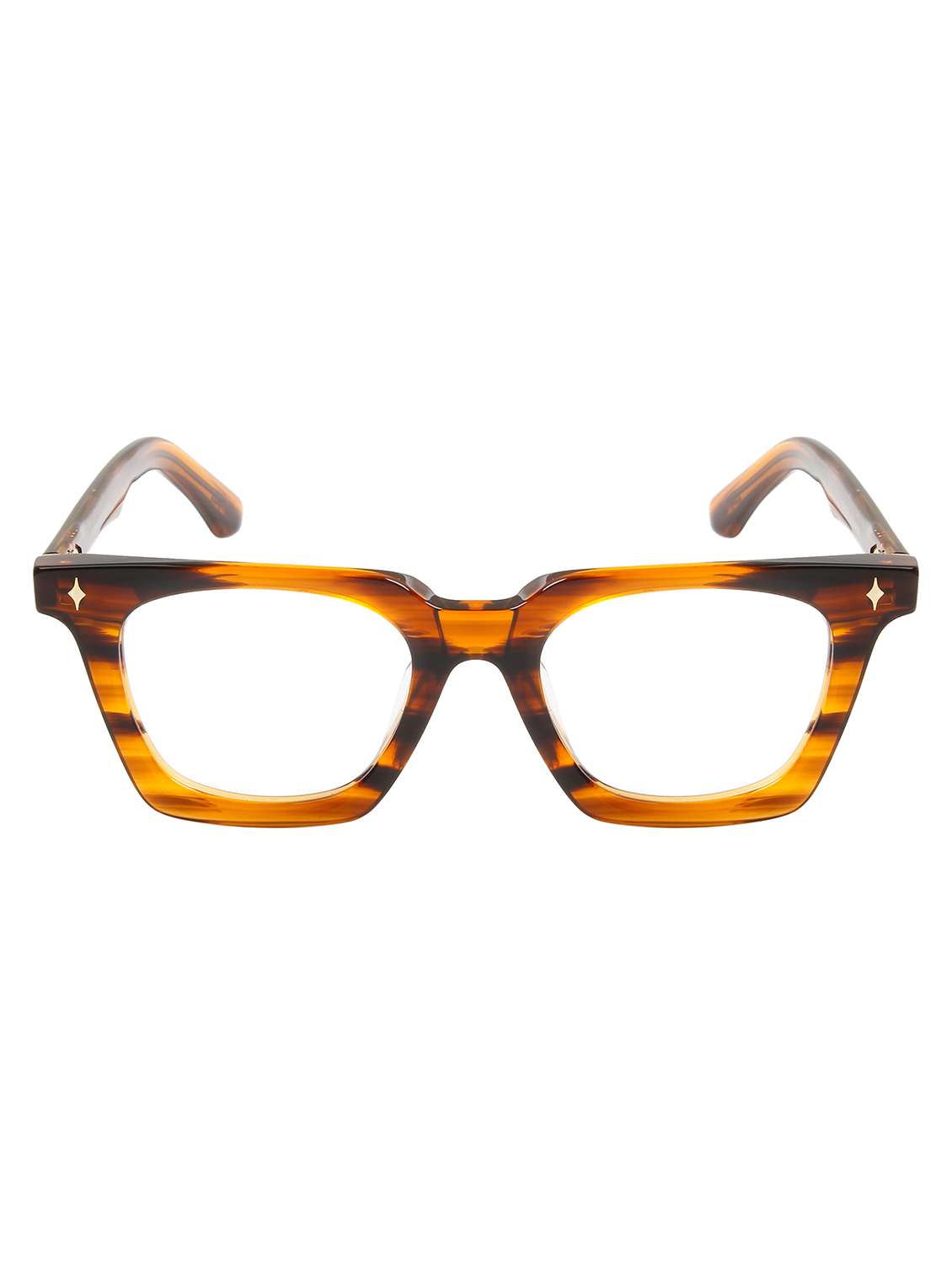 ted smith unisex brown printed full rim wayfarer frame - 22399029 -  Standard Image - 1