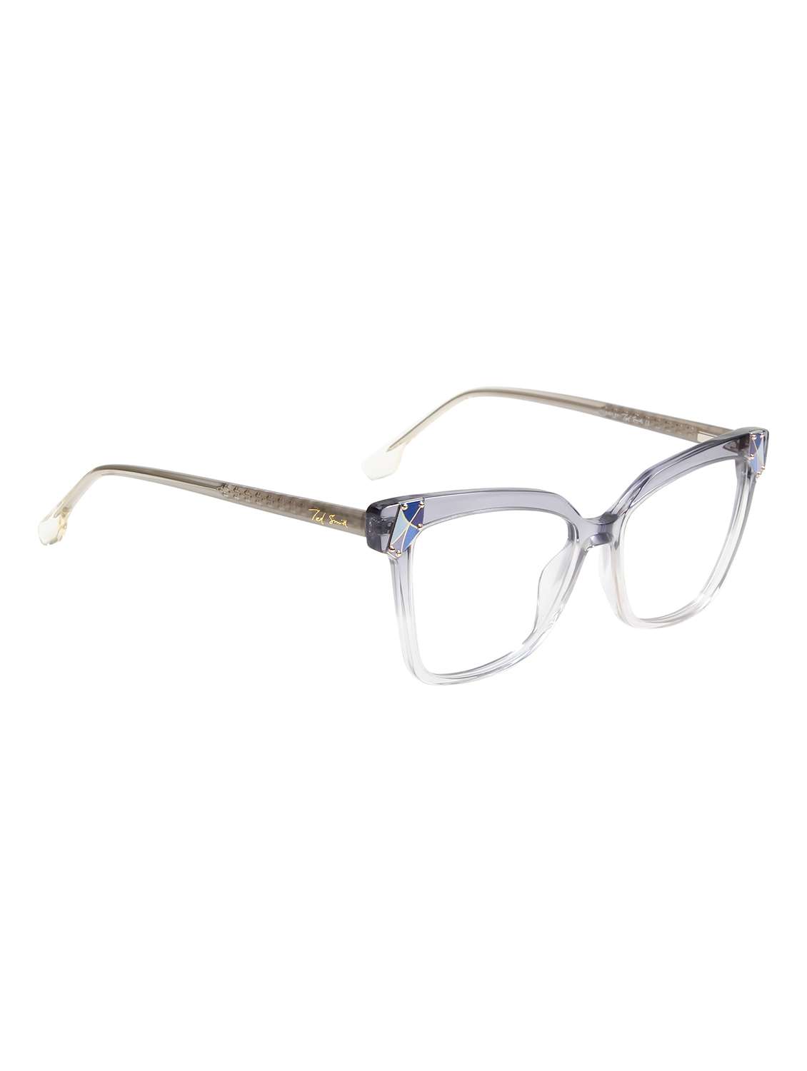 ted smith purple cat eye premium italian acetate frames for women - 22399085 -  Standard Image - 1