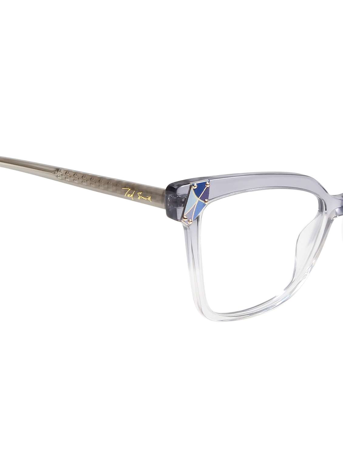 ted smith purple cat eye premium italian acetate frames for women - 22399085 -  Standard Image - 4