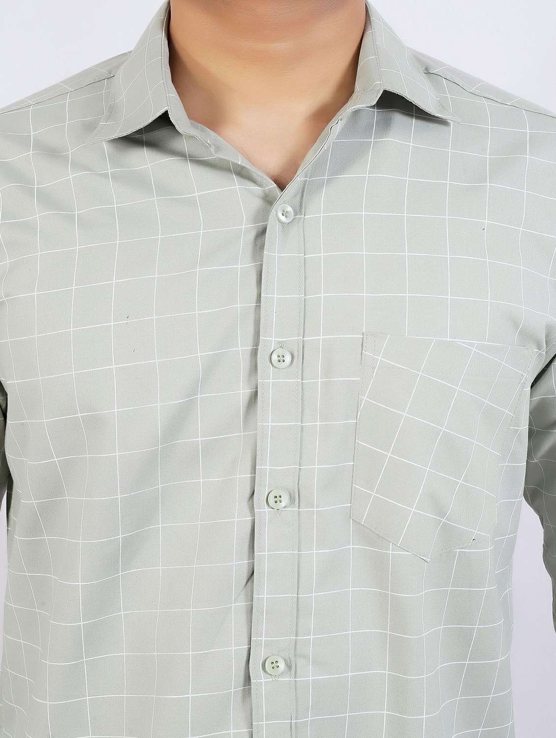 Men Checkered Long Sleeve Regular Fit Casual Shirt - 22399106 -  Standard Image - 1
