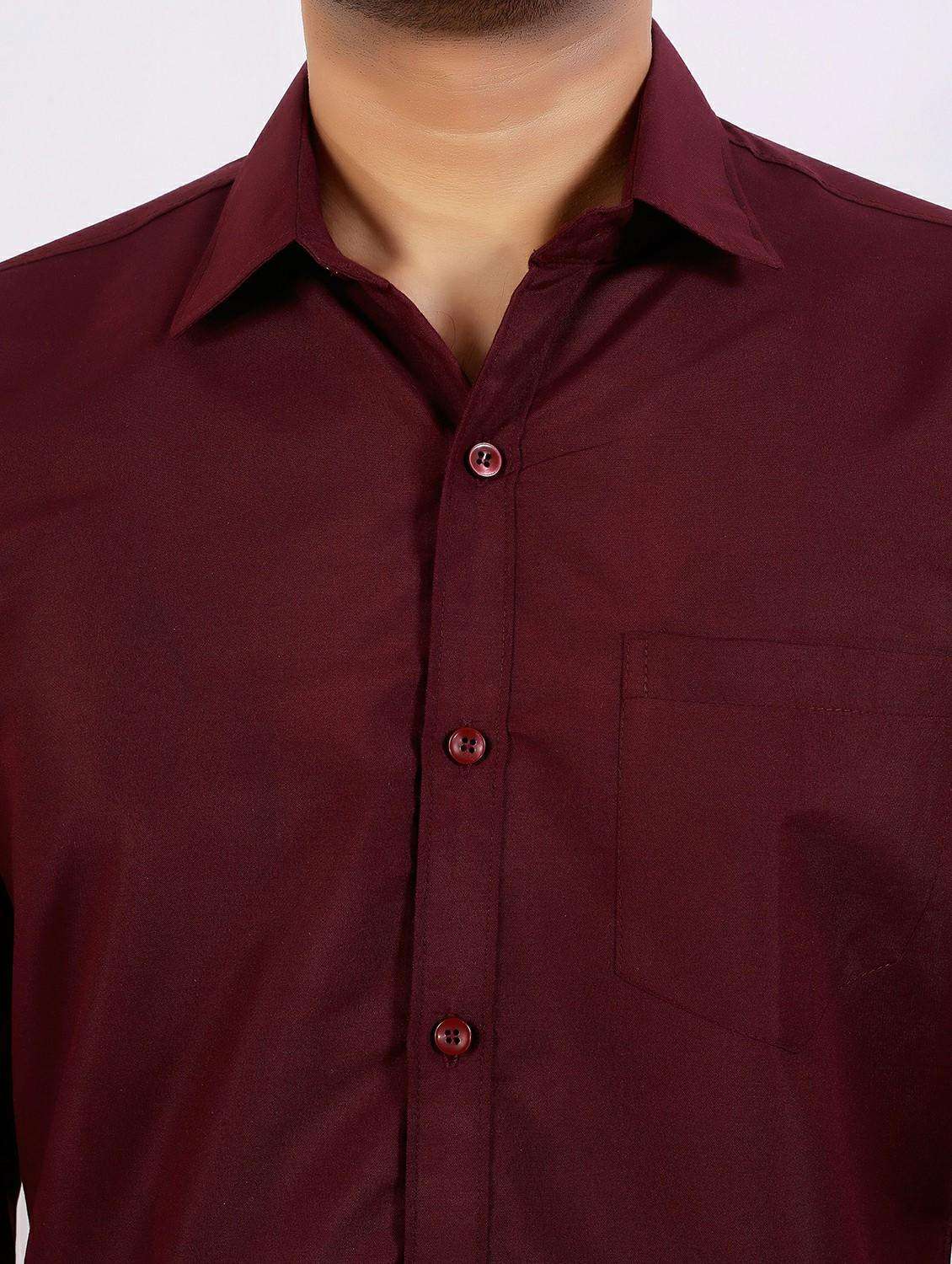 men solid long sleeve regular fit casual shirt - 22399118 -  Standard Image - 1