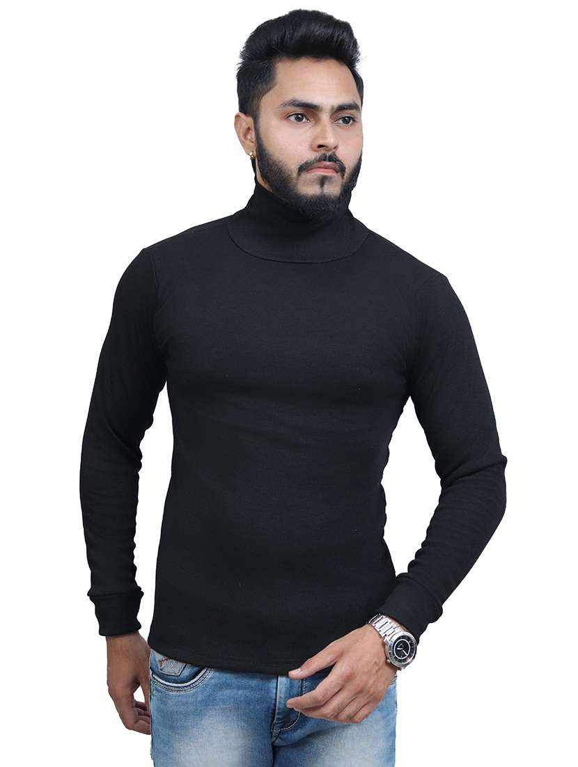 men solid long sleeve slim fit sweatshirt - 22399207 -  Standard Image - 1