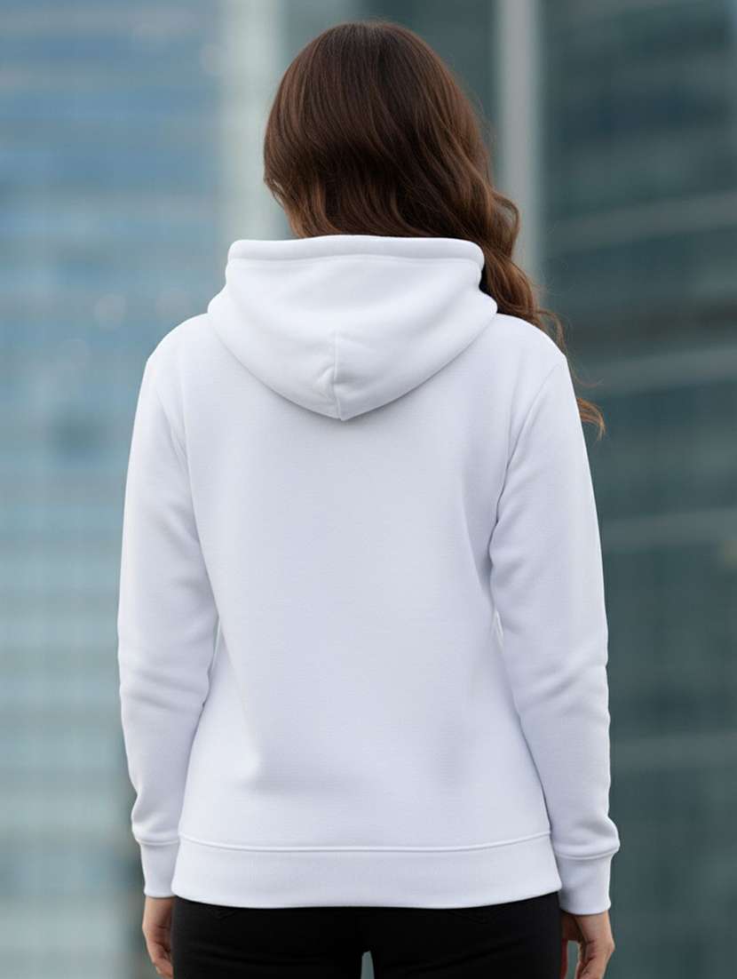 women graphic long sleeve hooded sweatshirt - 22399236 -  Standard Image - 1
