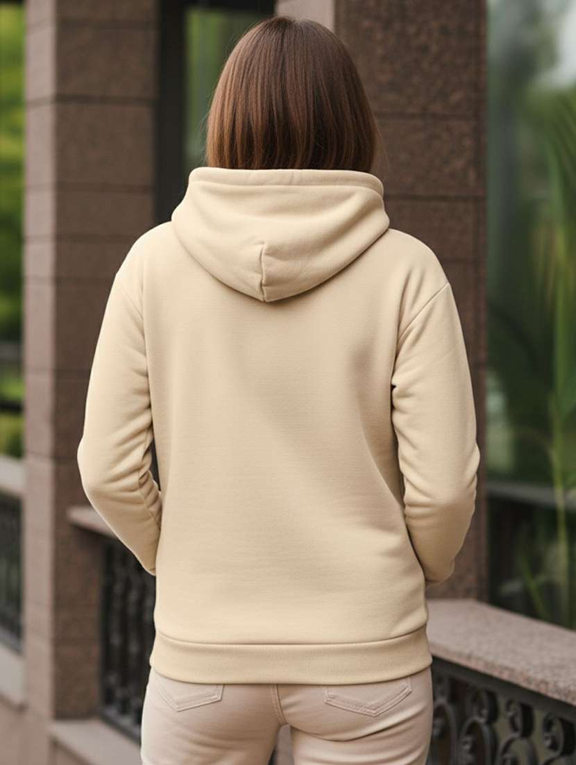 women graphic long sleeve hooded sweatshirt - 22399238 -  Standard Image - 1