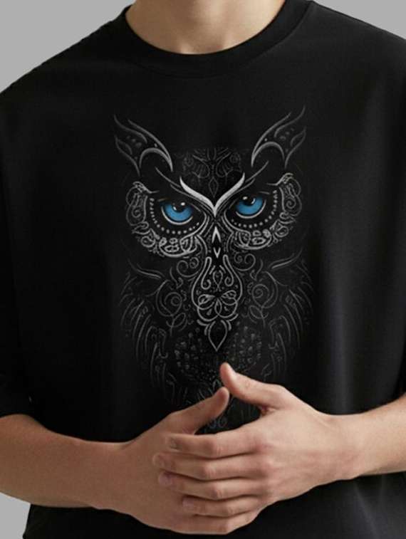 men graphic short sleeve oversized t-shirt - 22399338 -  Standard Image - 1