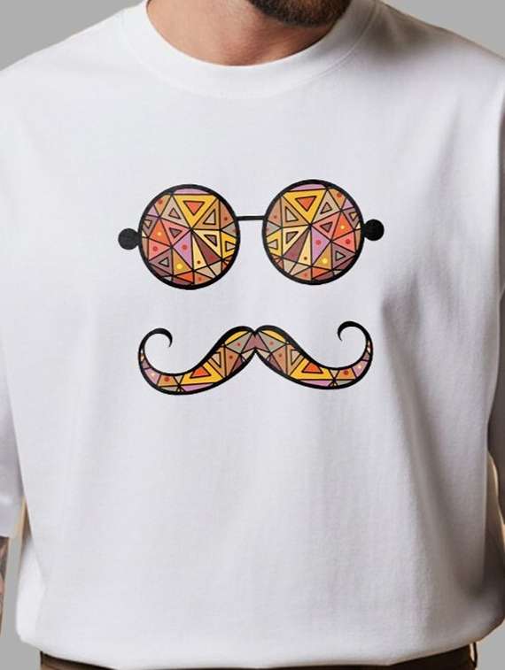 men printed short sleeve oversized t-shirt - 22399370 -  Standard Image - 1