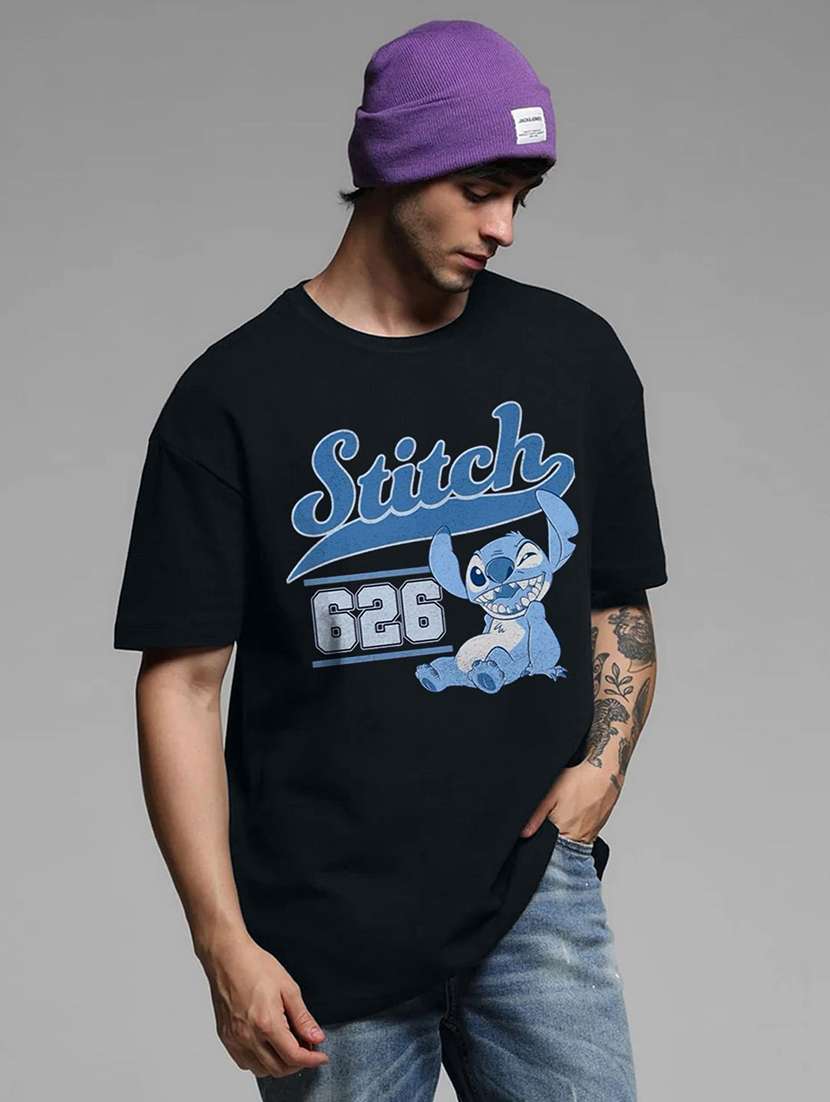 men printed short sleeve oversized t-shirt