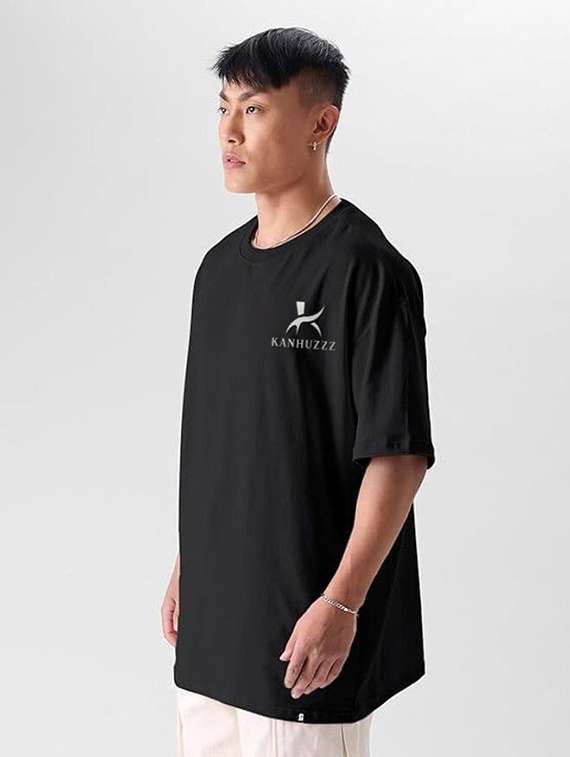 men printed short sleeve oversized t-shirt - 22399423 -  Standard Image - 1