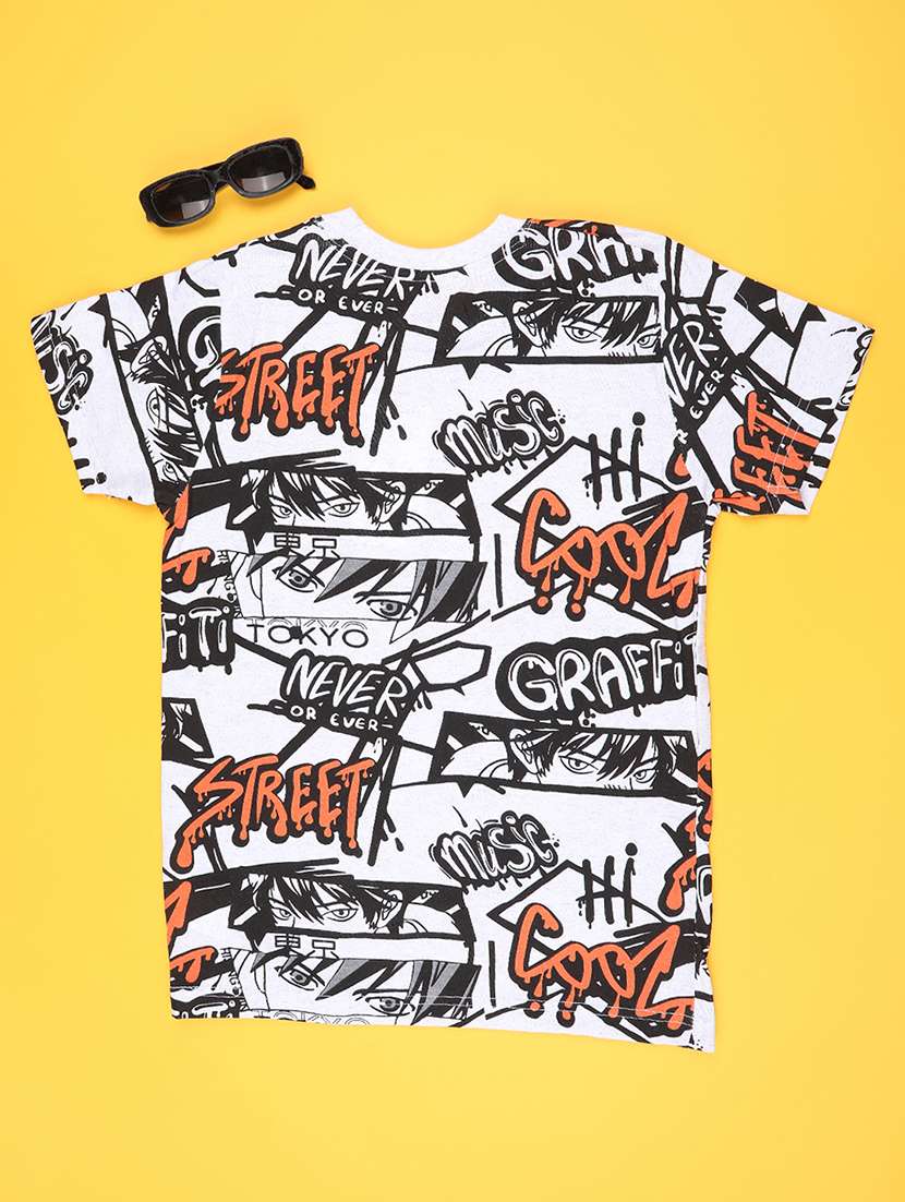 boys grey cotton blend t-shirt - 22399680 -  Standard Image - 1