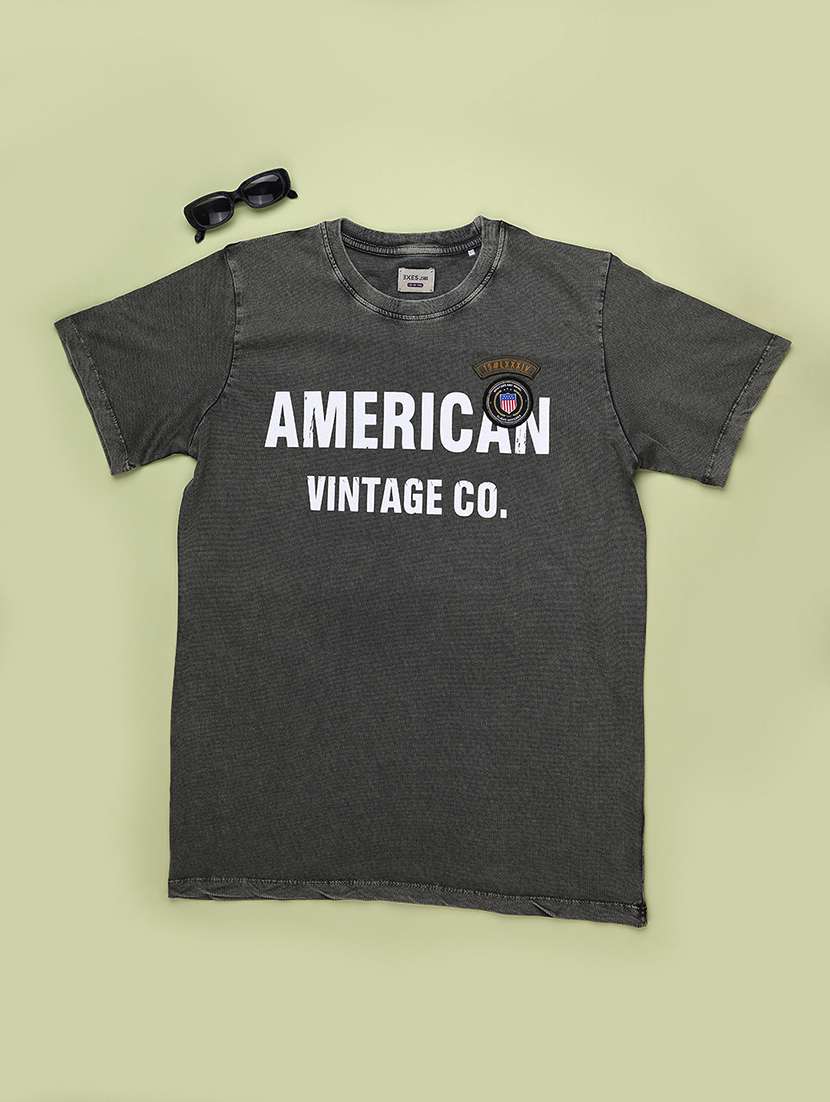 boys printed round neck regular t-shirt - 22399683 -  Standard Image - 1