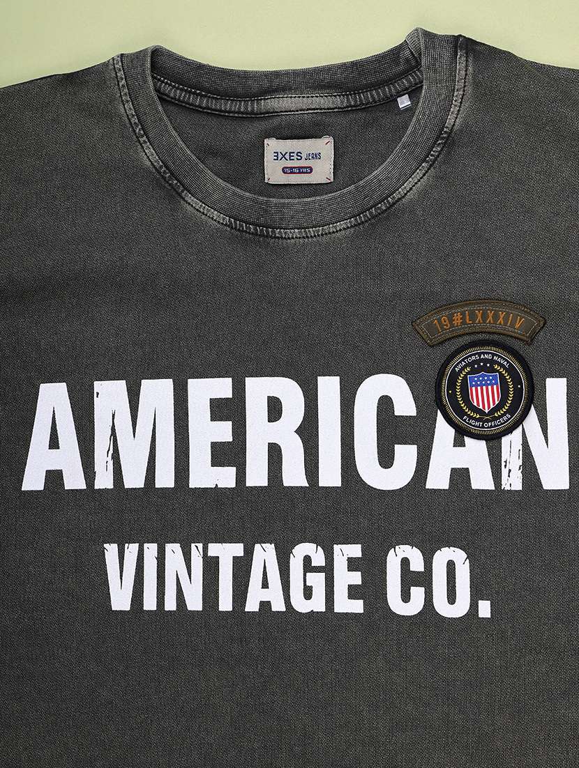 boys printed round neck regular t-shirt - 22399683 -  Standard Image - 4