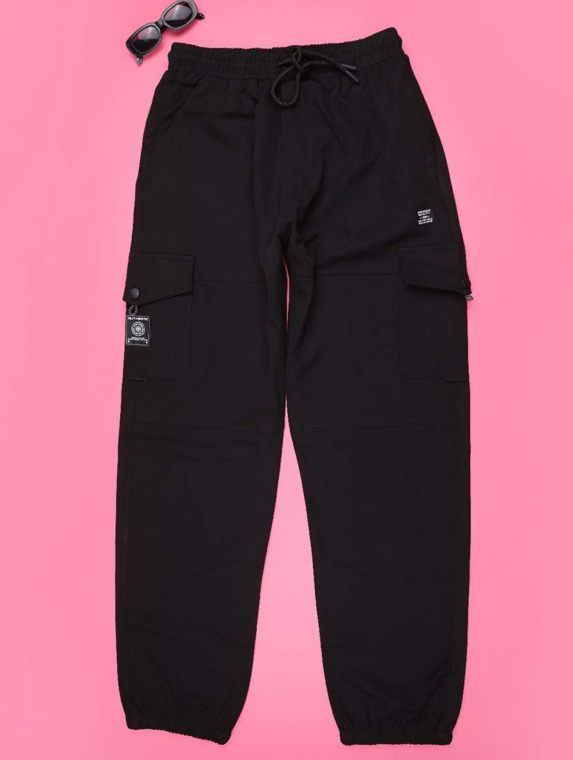 black cotton cargo - 22399765 -  Standard Image - 1