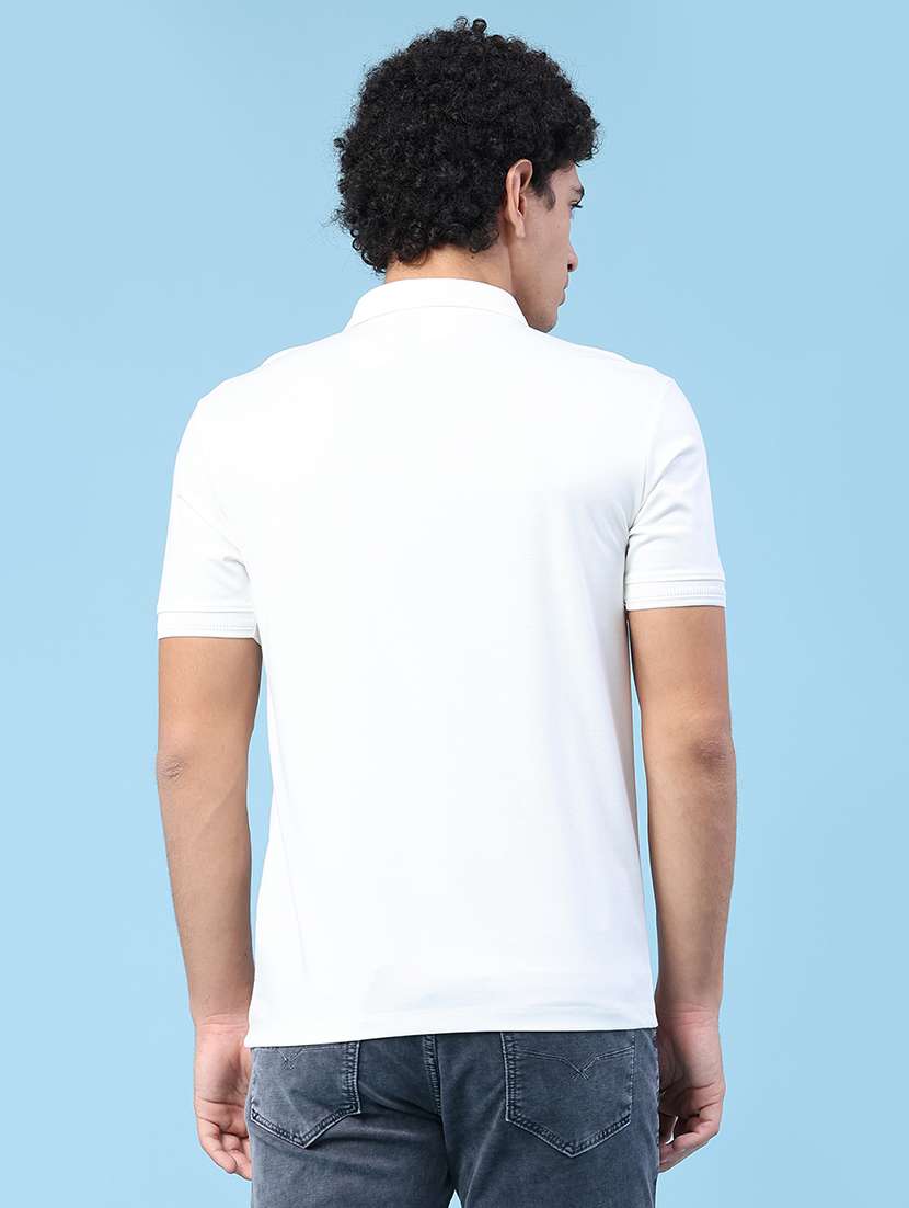 men solid short sleeve slim fit polo t-shirt - 22399860 -  Standard Image - 4