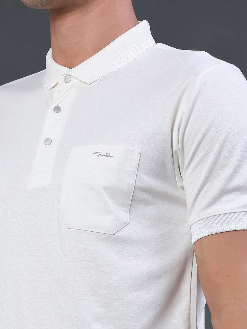 men solid short sleeve slim fit polo t-shirt - 22399874 -  Standard Image - 1