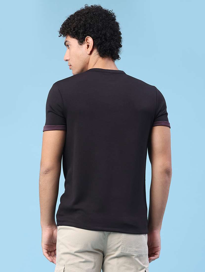 men typographic short sleeve slim fit t-shirt - 22399889 -  Standard Image - 4