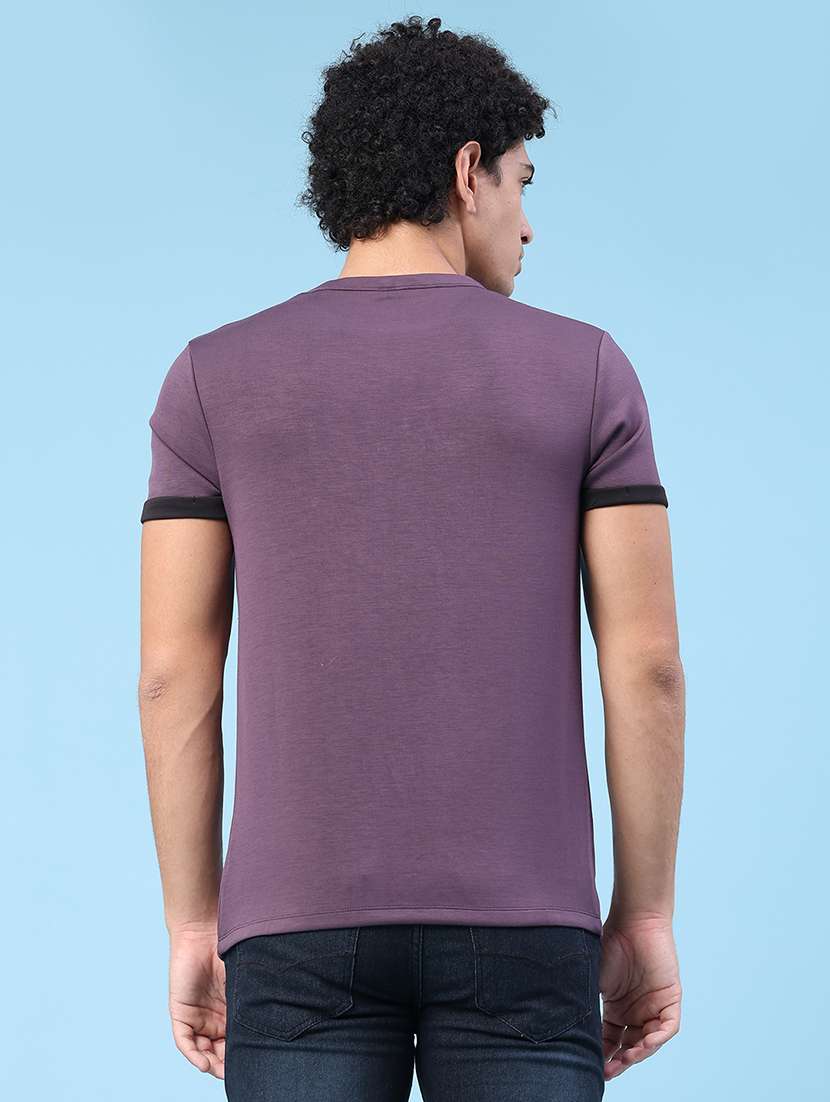 men typographic short sleeve slim fit t-shirt - 22399894 -  Standard Image - 4