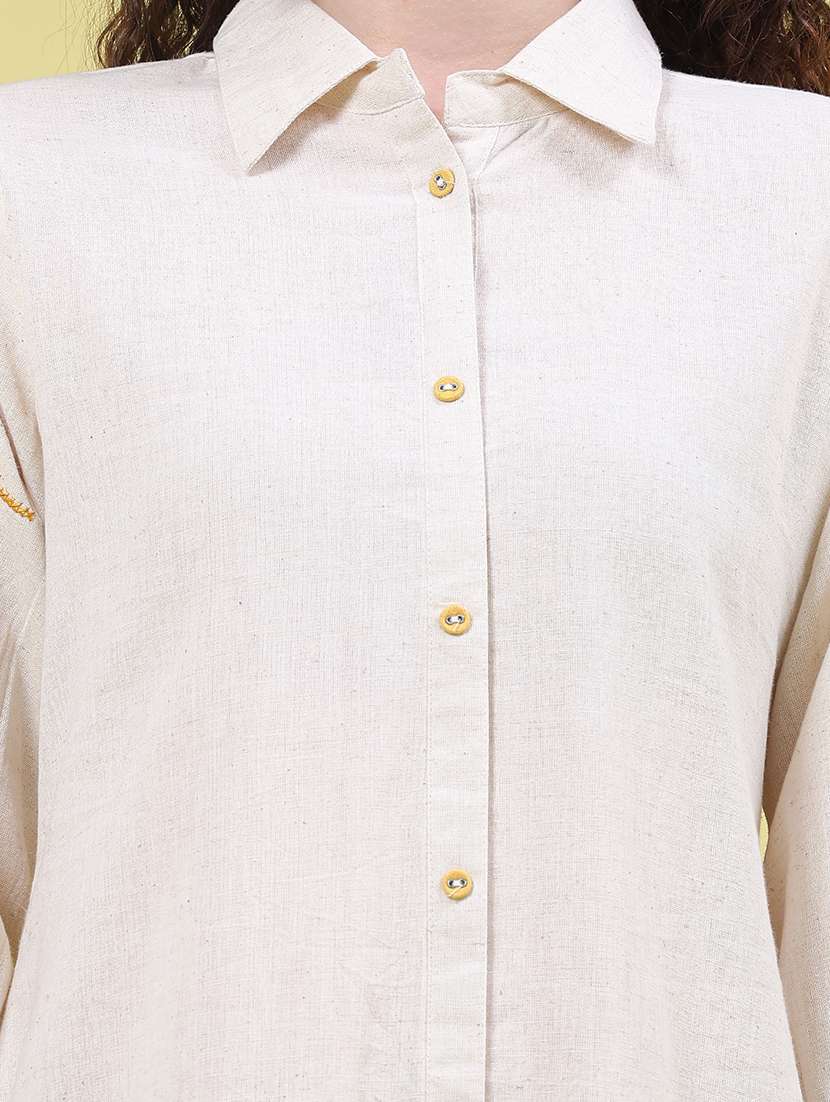 Women Embroidered Three Quarter Sleeve Straight Kurta - 22400669 -  Standard Image - 1
