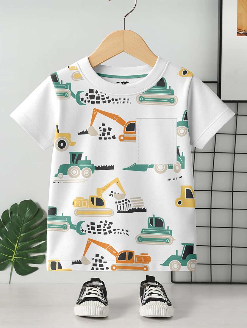 boys pack of 4 printed short sleeve t-shirt - 22400867 -  Standard Image - 4