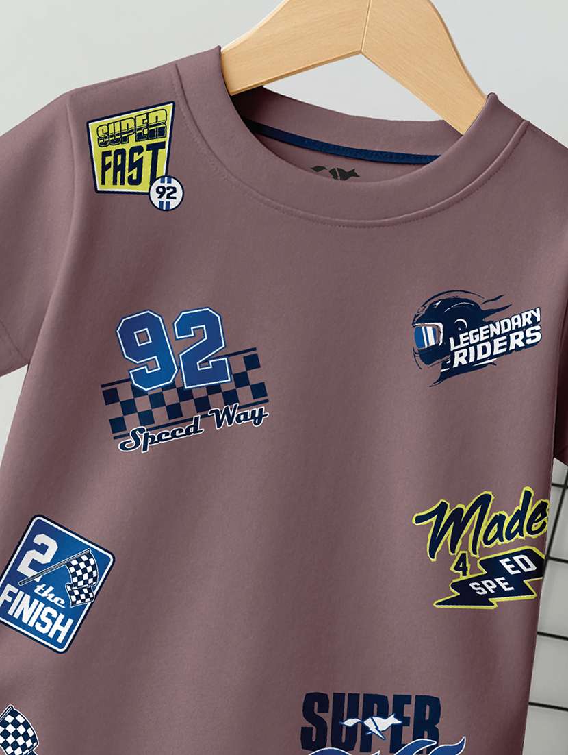 boys pack of 4 printed short sleeve t-shirt - 22400870 -  Standard Image - 1