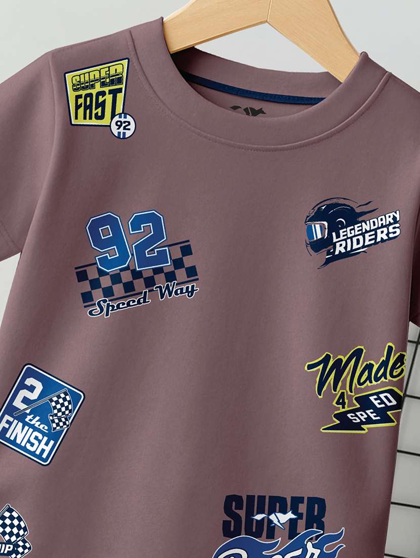 boys pack of 4 printed short sleeve t-shirt - 22400873 -  Standard Image - 1