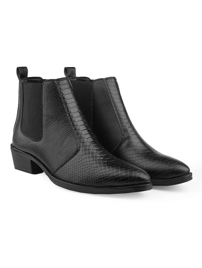 men black high ankle boot - 22400924 -  Standard Image - 1