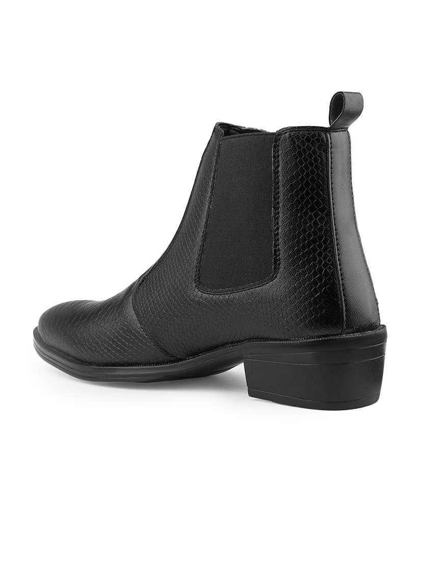 men black high ankle boot - 22400924 -  Standard Image - 4