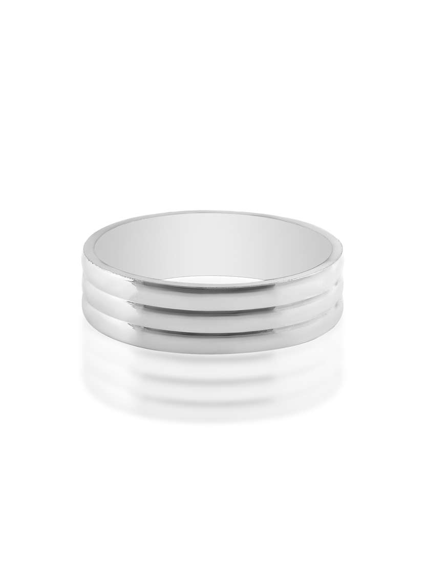 stainless steel challa finger ring - 22401006 -  Standard Image - 1