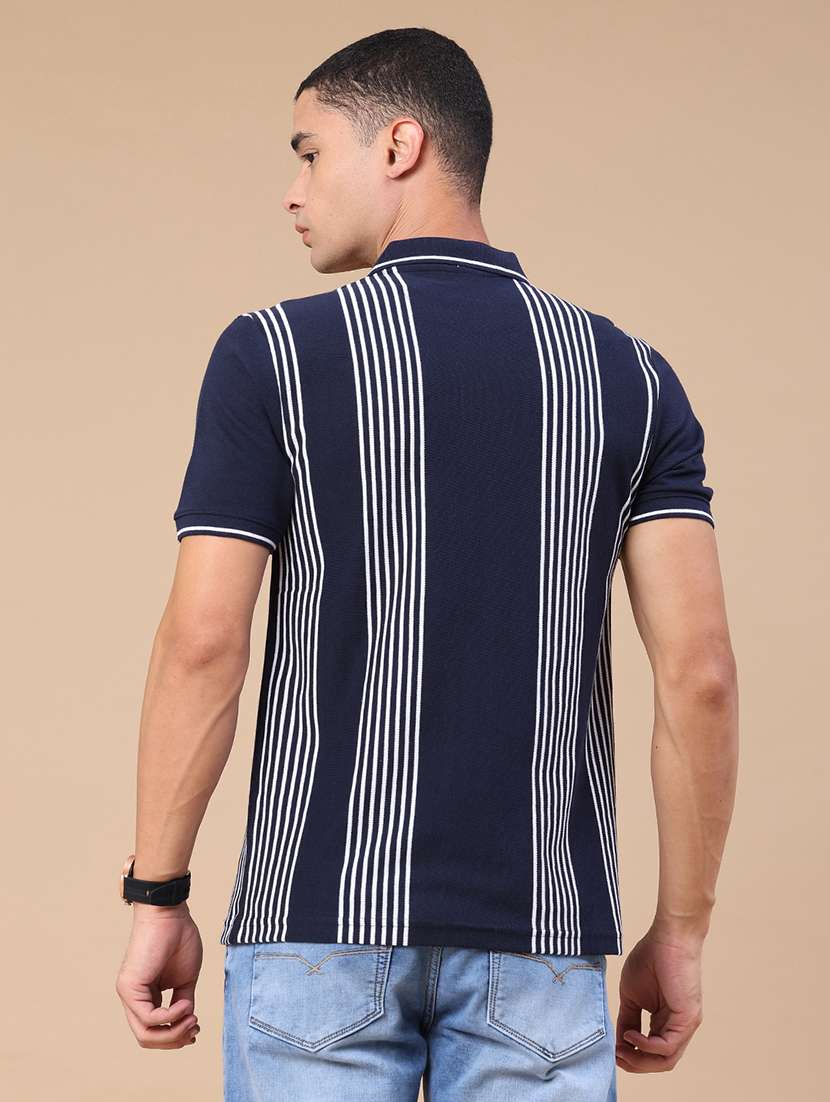 men printed short sleeves polo t-shirt - 22401177 -  Standard Image - 4