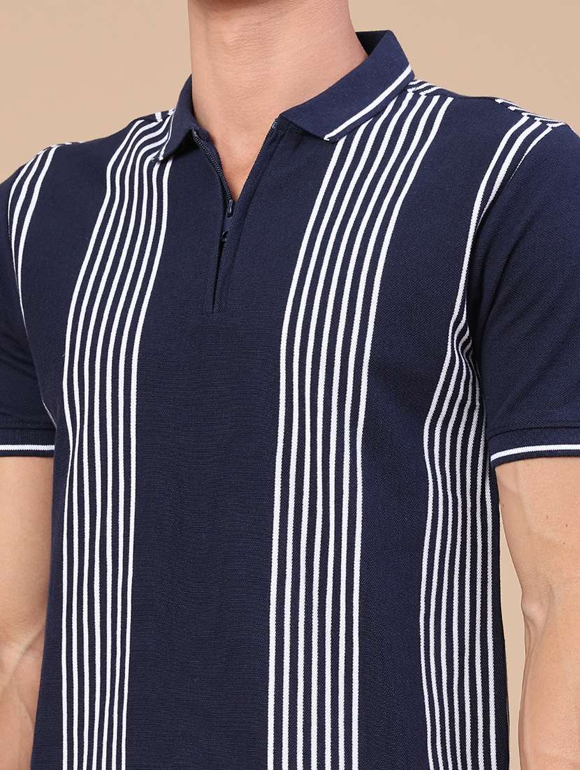 men printed short sleeves polo t-shirt - 22401178 -  Standard Image - 1