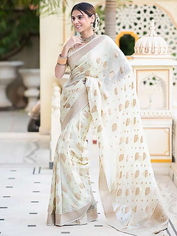 women self design banarasi saree with blouse - 22401246 -  Standard Image - 1