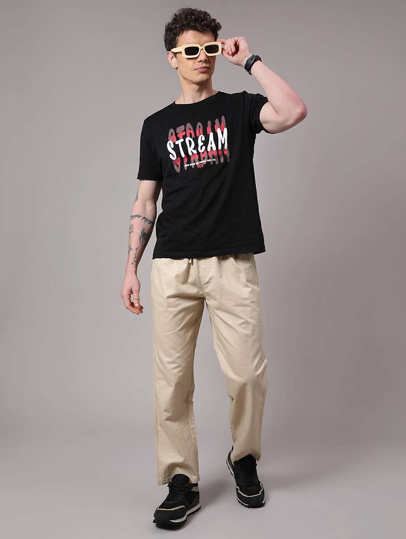 beige cotton cargos - 22401272 -  Standard Image - 4