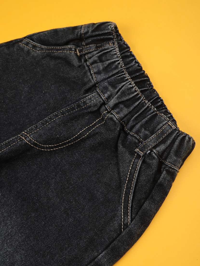 girls washed mid rise joggers - 22401277 -  Standard Image - 4