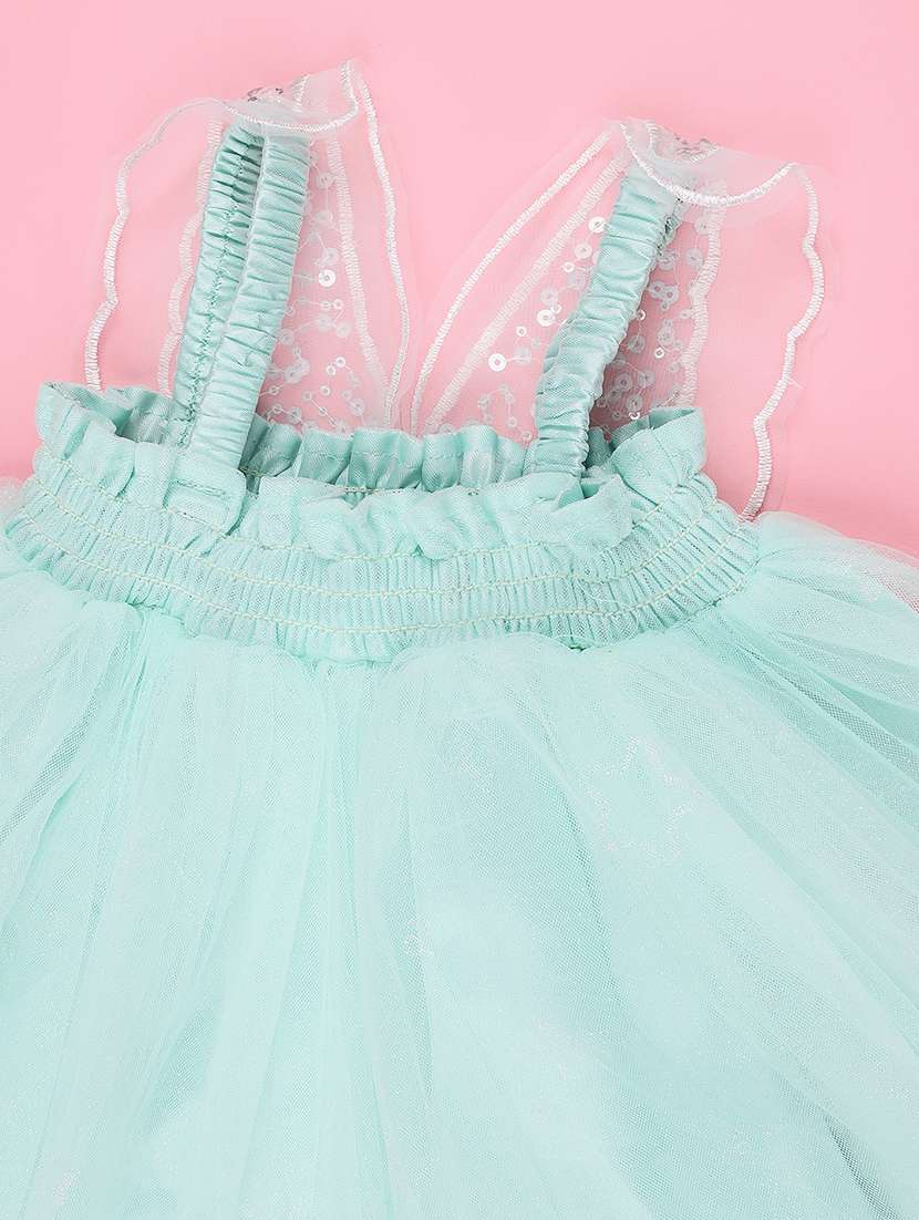 girls sequined sleeveless frock - 22401282 -  Standard Image - 4