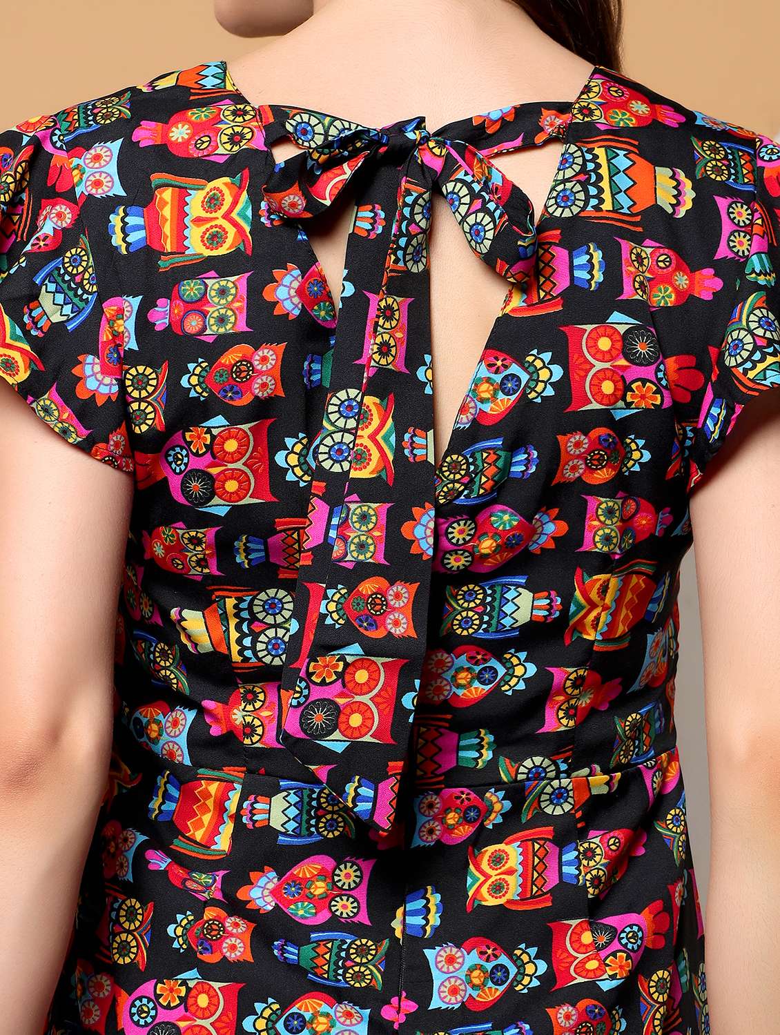 Women Printed Short Sleeves Romper - 22401351 -  Standard Image - 6