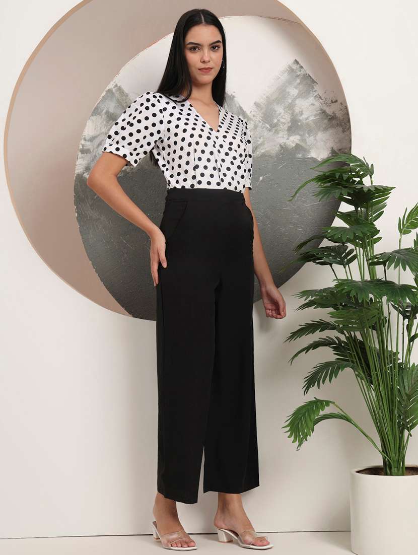 Women Printed Short Sleeves Full Leg Jumpsuit - 22401359 -  Standard Image - 4