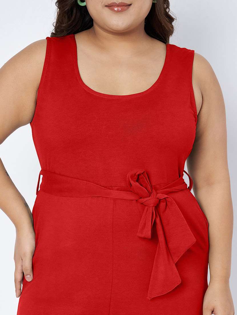 women solid sleeveless romper - 22401371 -  Standard Image - 1