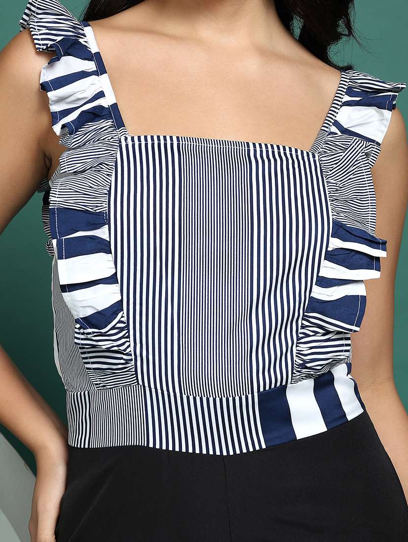 Women Printed Sleeveless Full Leg Jumpsuit - 22401438 -  Standard Image - 1