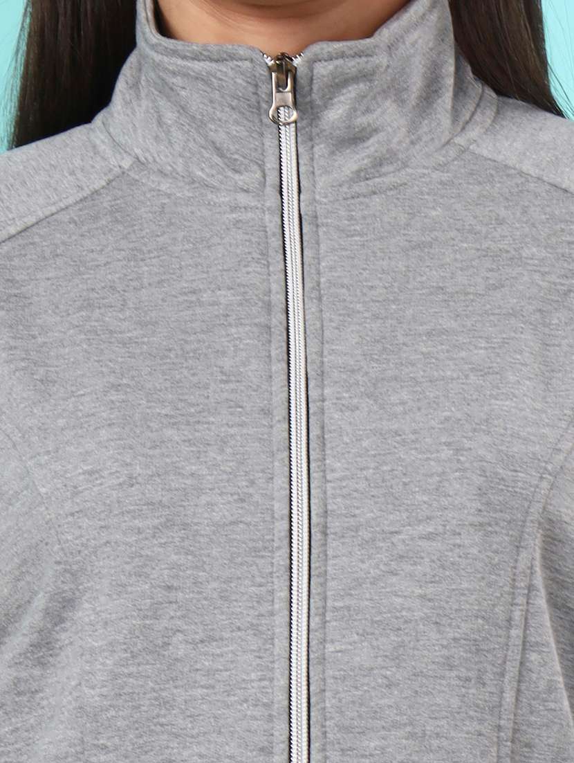 Women Solid Long Sleeves Regular Jacket - 22401490 -  Standard Image - 1