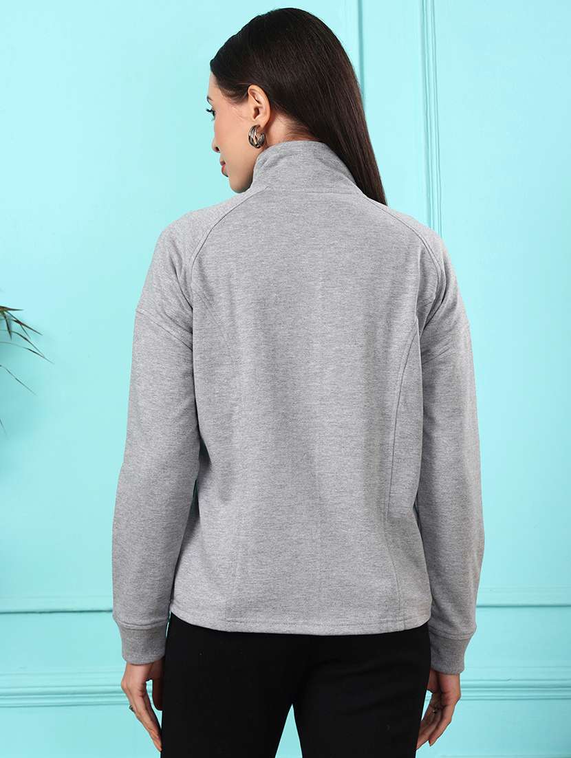 Women Solid Long Sleeves Regular Jacket - 22401490 -  Standard Image - 4