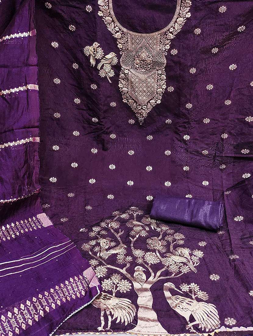 women self design unstitched suit set - 22401658 -  Standard Image - 1