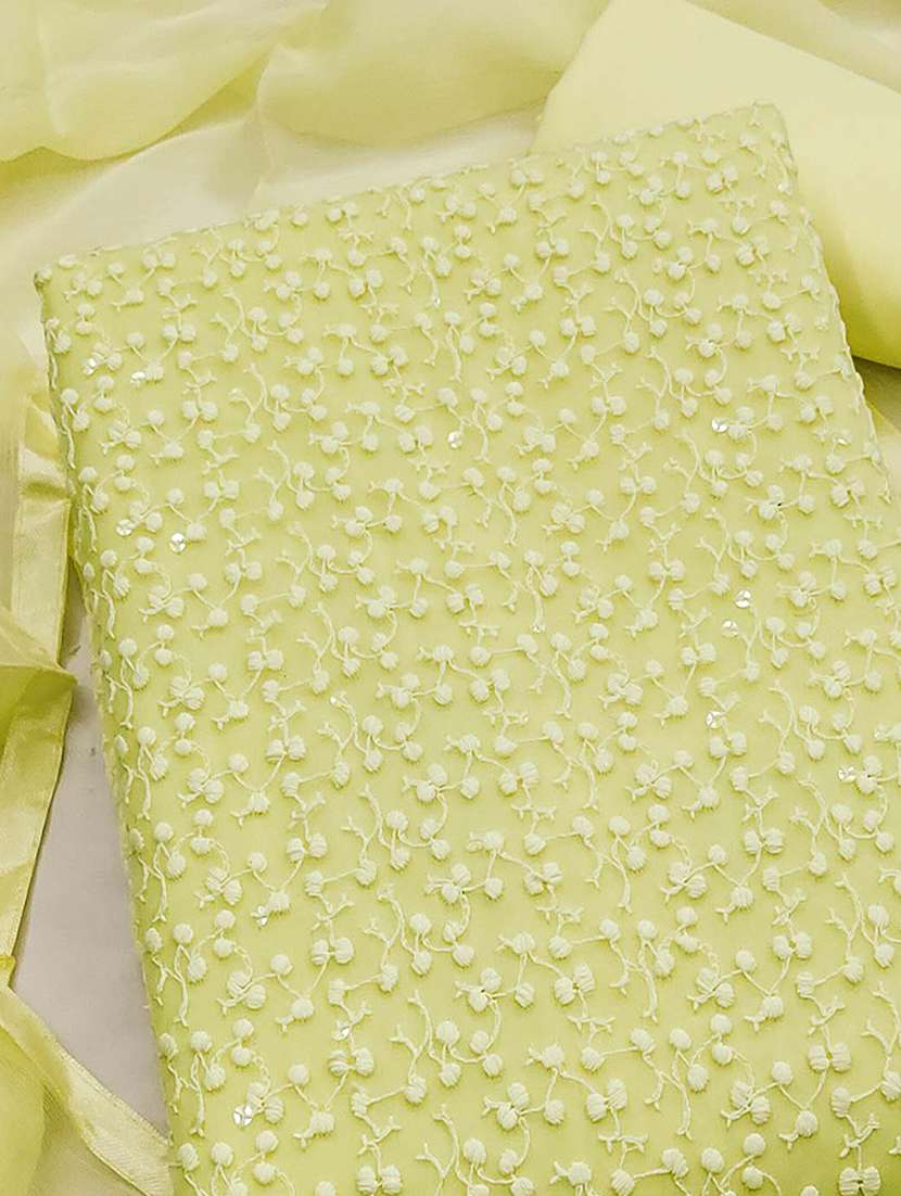 women solid with work unstitched suit set - 22401667 -  Standard Image - 1