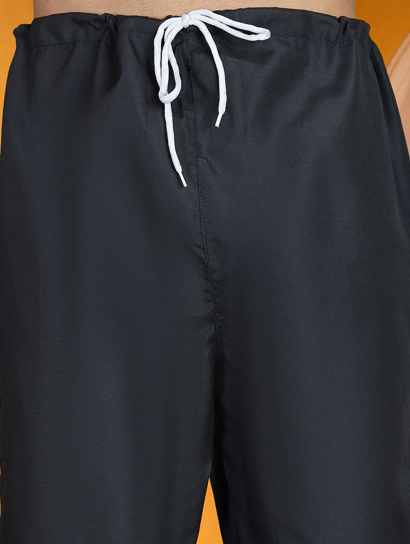 men pack of 2 solid mid rise ethnic bottom wear pyjama - 22401694 -  Standard Image - 6